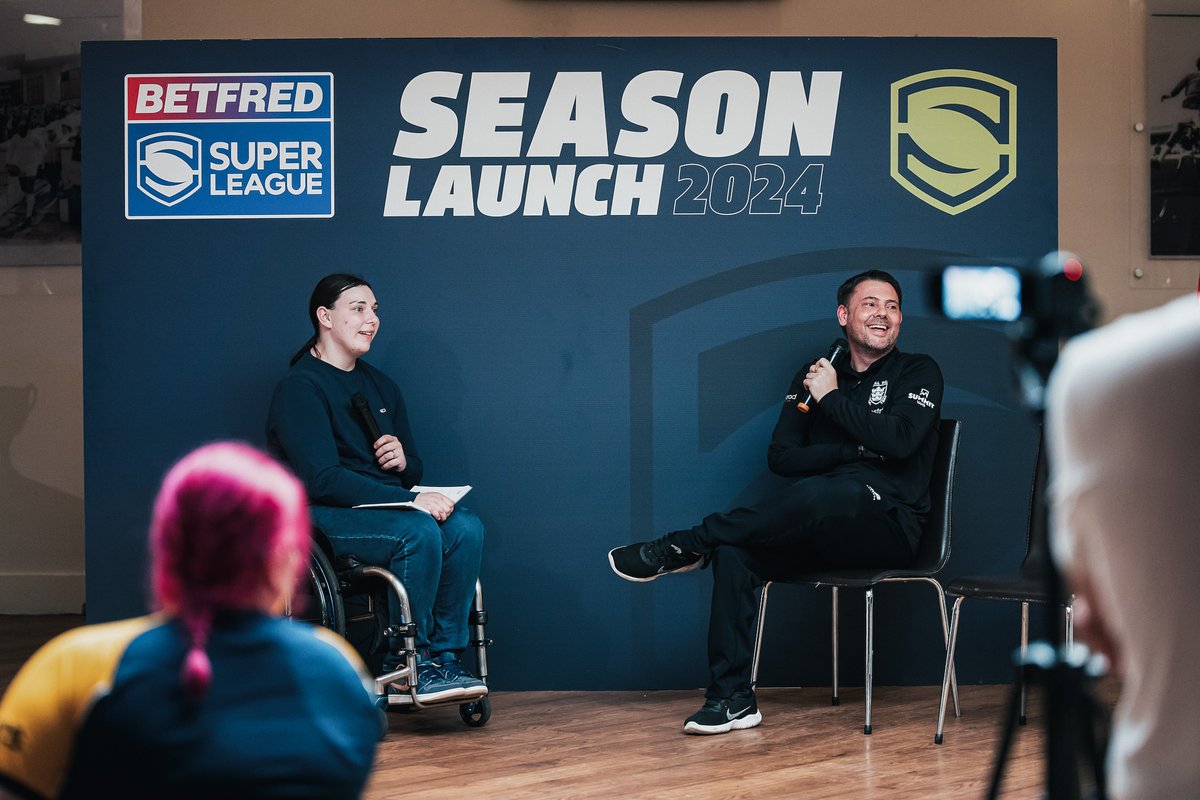 Hull FC were proudly represented by Mike Swainger and Tristan Norfolk at Saturday's Betfred Wheelchair Super League season launch event in Wigan 🙌 We kick off our campaign against reigning champions Wigan Warriors on 16th June at the University of Hull ✅ ⚫️⚪️ #COYH