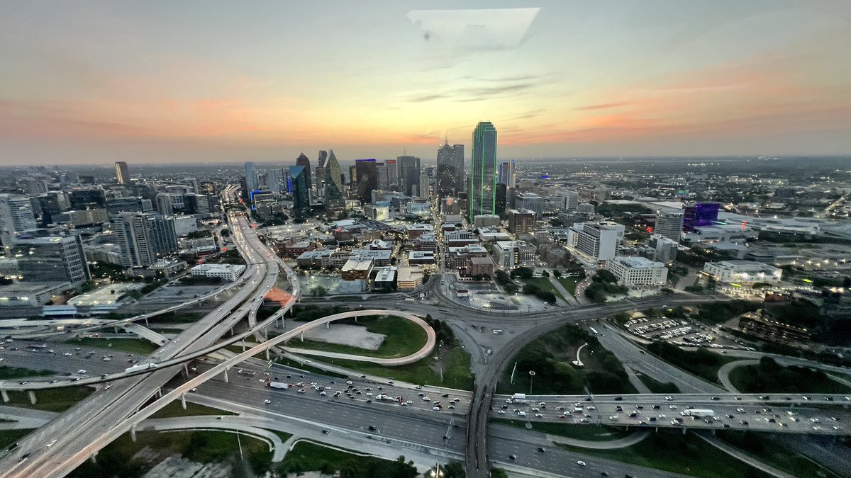 AmesChopper5's tweet photo. Up early to take in the calm before the #eclipse. 
•
#dallaseclipse #dallas @NBCDFW https://t.co/7RfheokB9y