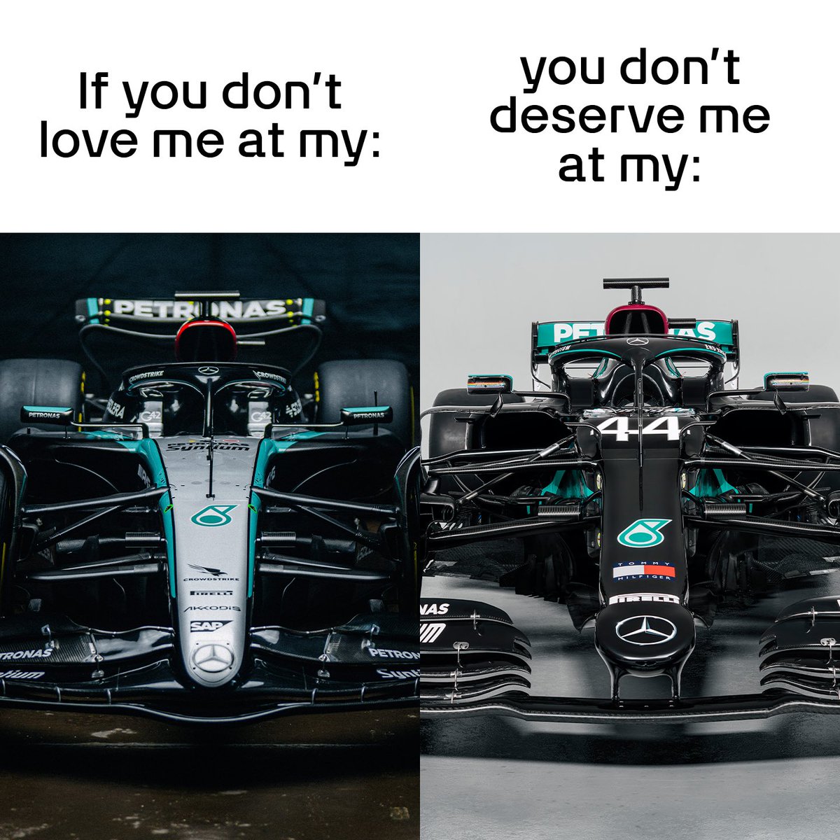 MercedesAMGF1's tweet photo. 😉 https://t.co/skFyomUcYd