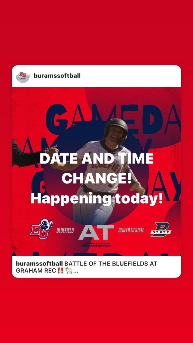 Bluefield University Softball tweet media