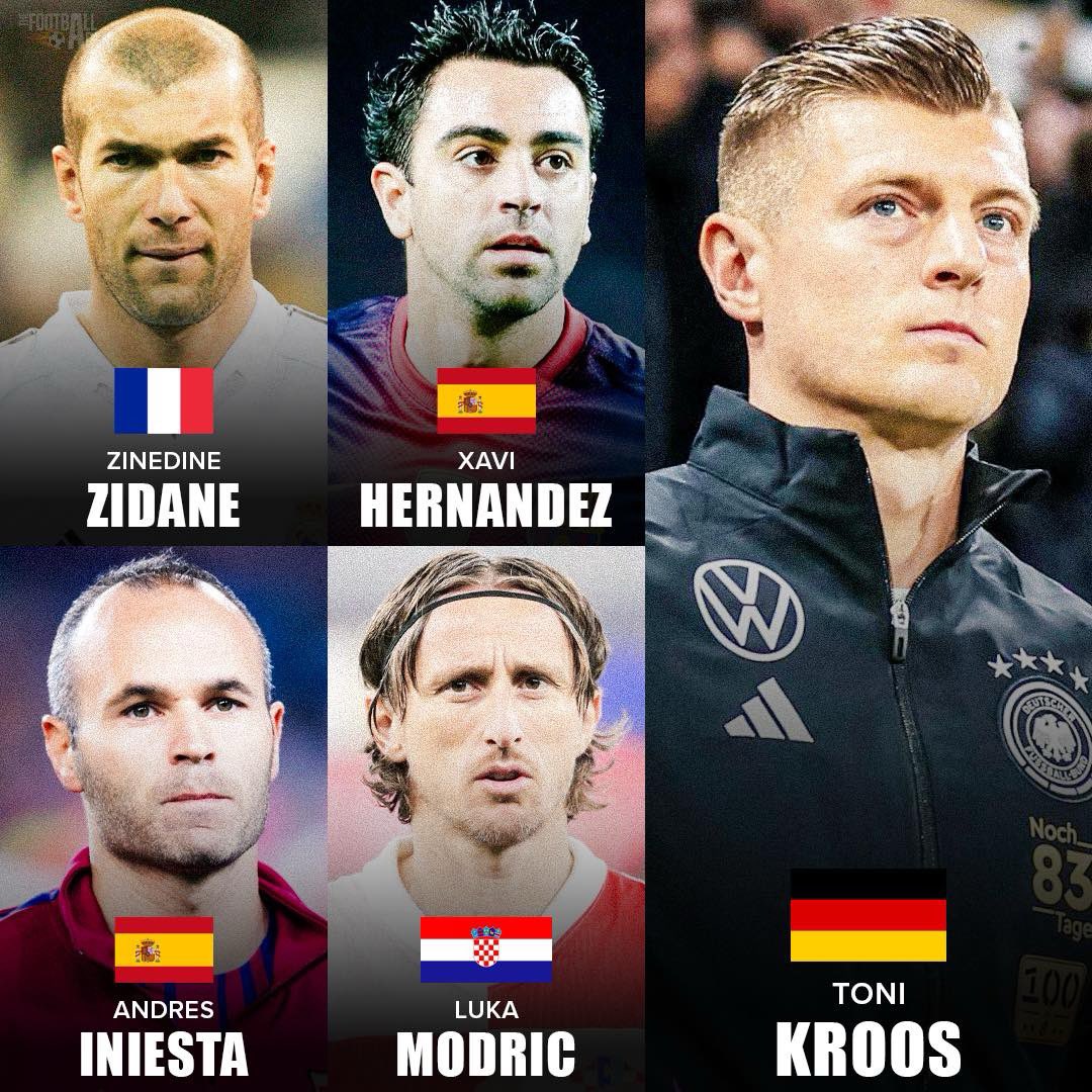 Opinion: Toni Kroos will sit on the same table as Zinedine Zidane, Xavi Hernández, Andrés Iniesta and Luka Modrić as the greatest midfielders in football history when he retires. 🇩🇪💪