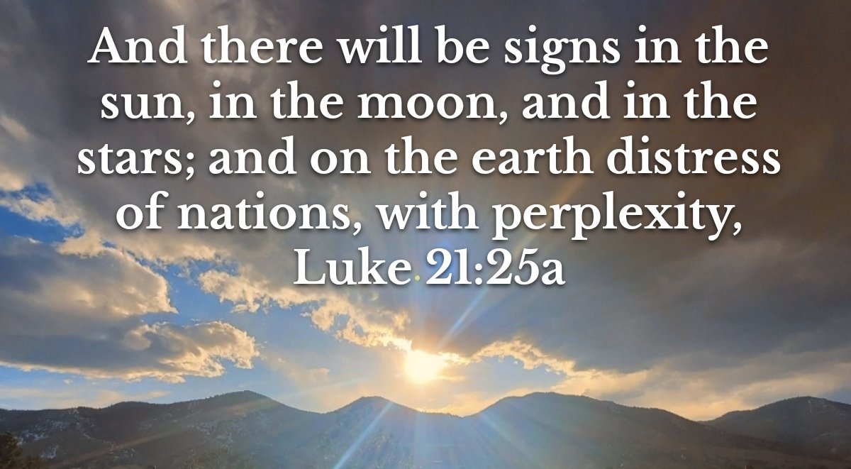Perhaps today's solar eclipse could be one of those signs!