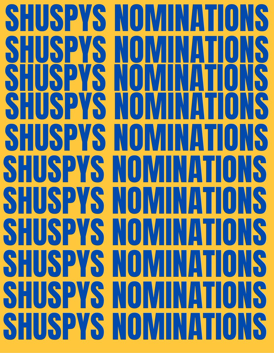 SAINTS!!!! SHUSPYS is coming up on Tuesday, April 23 @ 7pm. Please fill out this form to nominate deserving athletes. forms.office.com/Pages/Response…