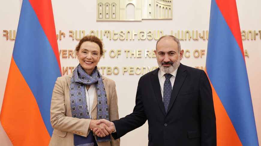 .@coe Secretary General @MarijaPBuric on official visit to #Armenia @armrepcoe. She emphasised the importance of the Action Plan and of the ongoing reforms in the country. coe.int/en/web/portal/…