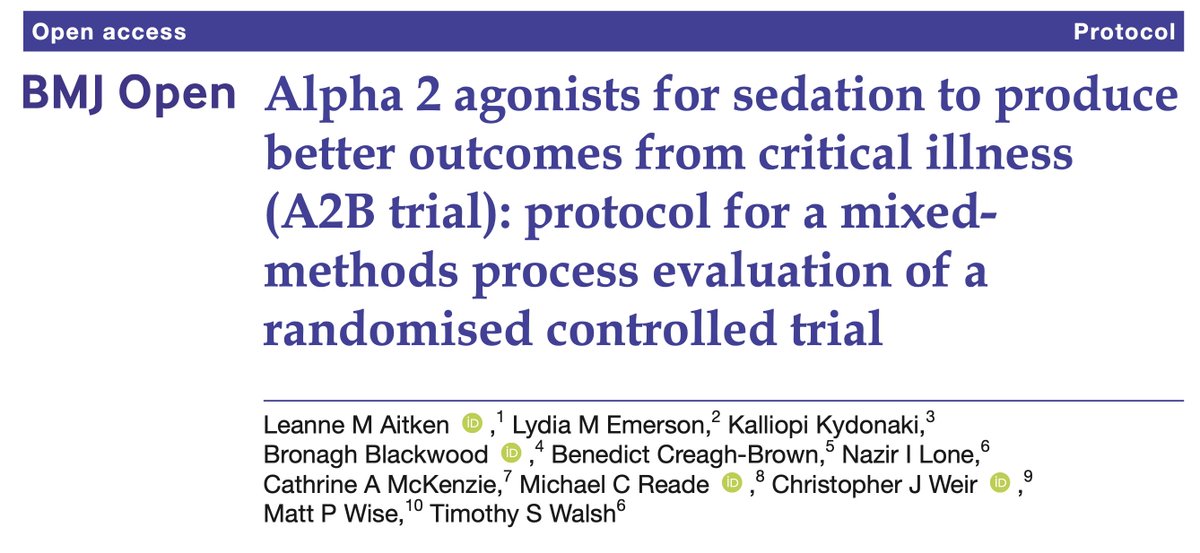 Great to see the @A2bTrial PE protocol published. Now for the big reveal at @CritCareReviews 😀 bmjopen.bmj.com/content/14/4/e…