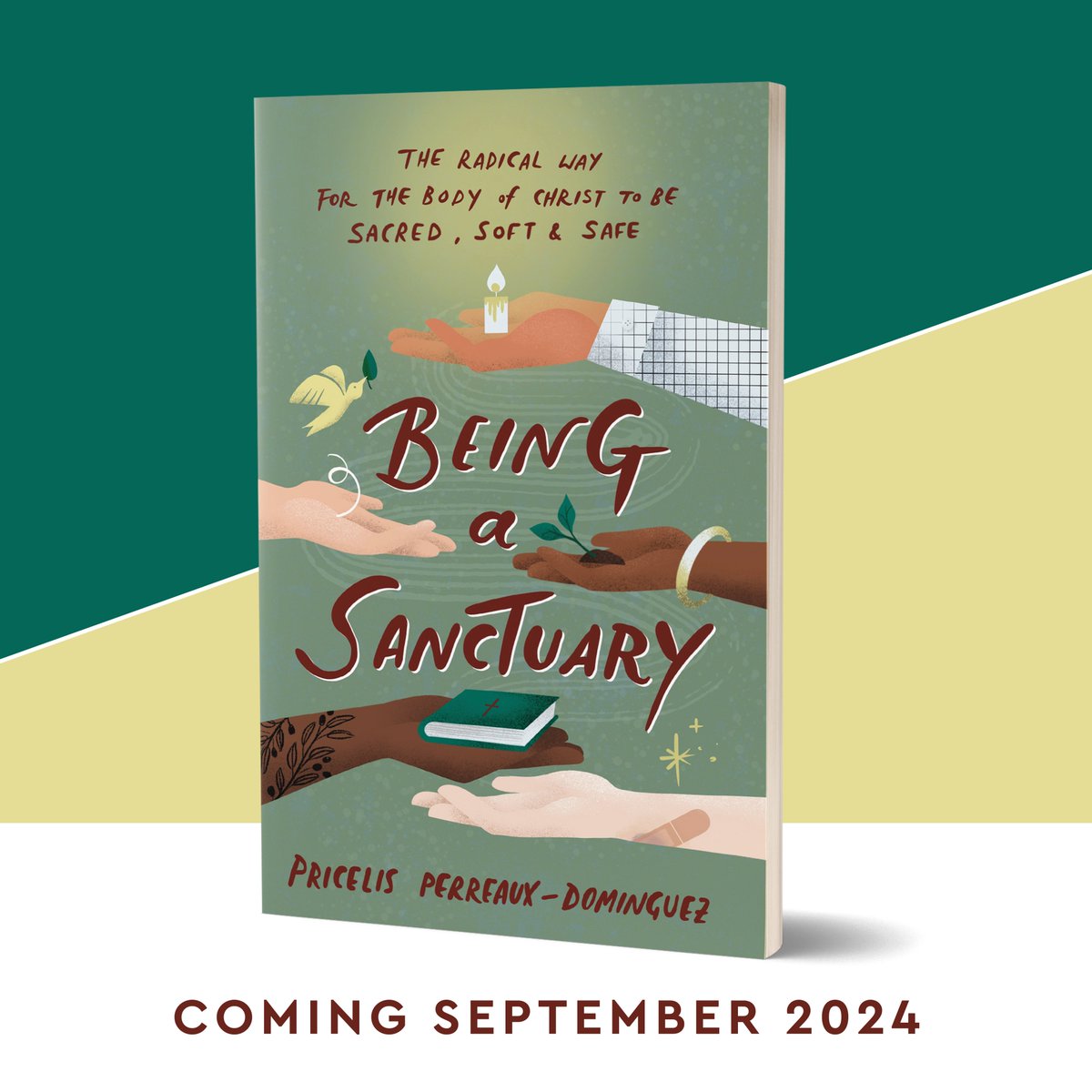 🌟Cover Reveal!🌟 We are so excited to share the cover and book announcement for Being a Sanctuary: The Radical Way for the Body of Christ to Be Sacred, Soft, and Safe by Pricelis Perreaux-Dominguez! You can preorder now for 40% off: bakerbookhouse.com/products/579886