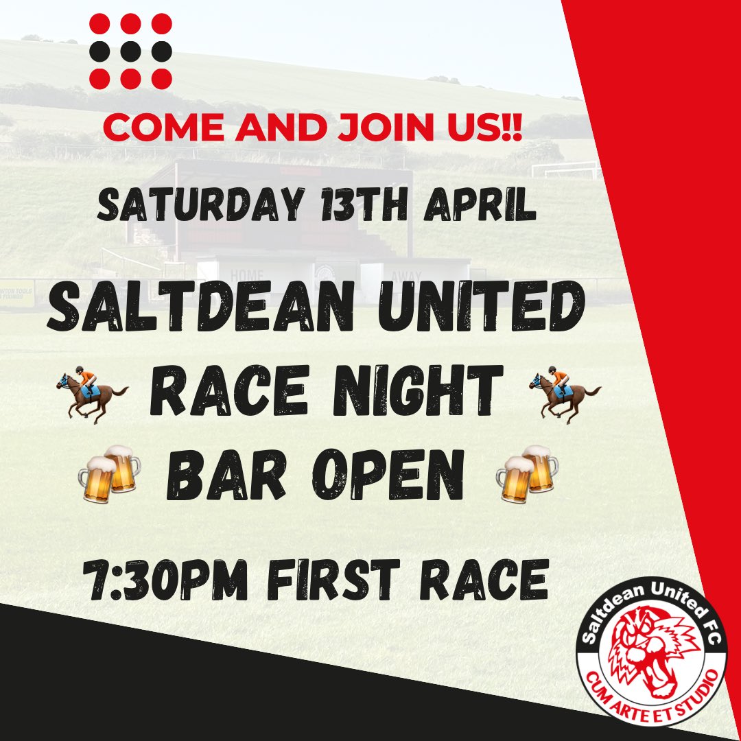 🏇🏼🍻 JOIN US SATURDAY NIGHT | Following the final men’s home game of the season, join us for a race night!