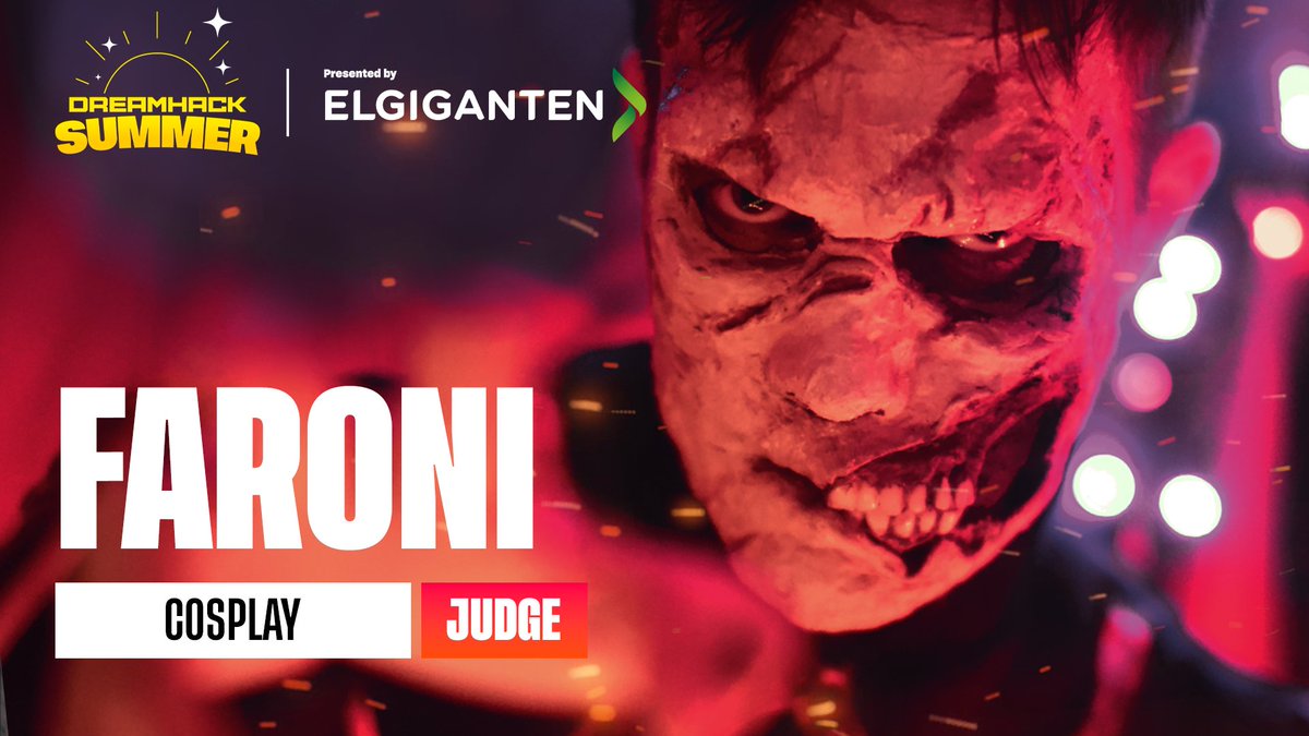 The Audience Choice at the Nordic Championship 2023 will be bringing his passion for cosplay and performance from 🇫🇮 to 🇸🇪: Please join us in welcoming @FaroniCosplay to Jönköping and #DHSummer this June!🤩