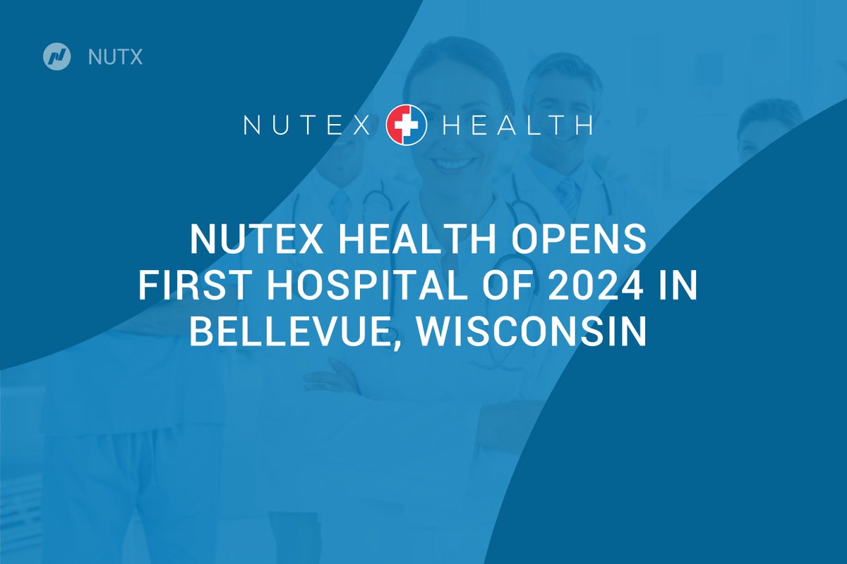 Green Bay ER &amp; Hospital is Now Open! This is one of two Nutex-affiliated hospitals slated to open in Wisconsin in 2024.
hubs.ly/Q02s4_cM0