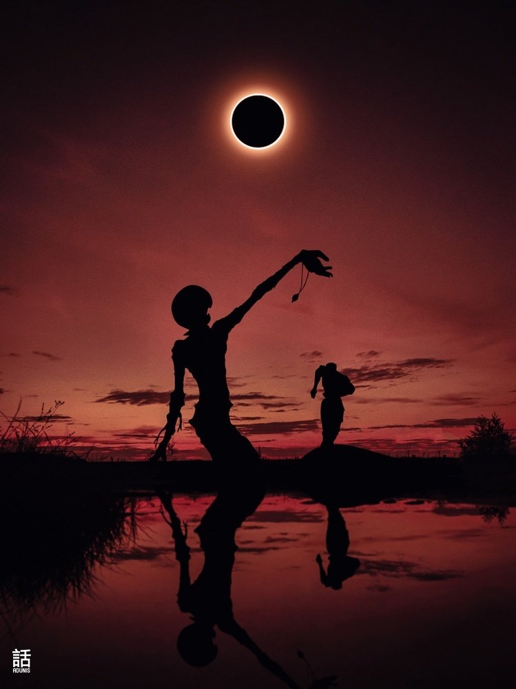 Today's the day who y'all sacrificing? 🖤
#SolarEclipse #Eclipse2024 #BERSERK