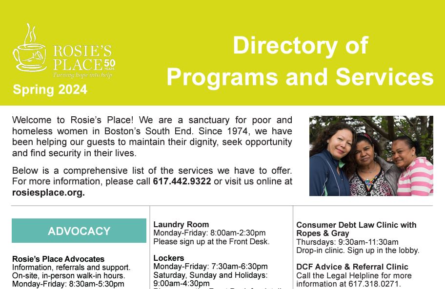 The Spring edition of our Directory of Programs and Services is now available! ow.ly/cN4G50R9sPO