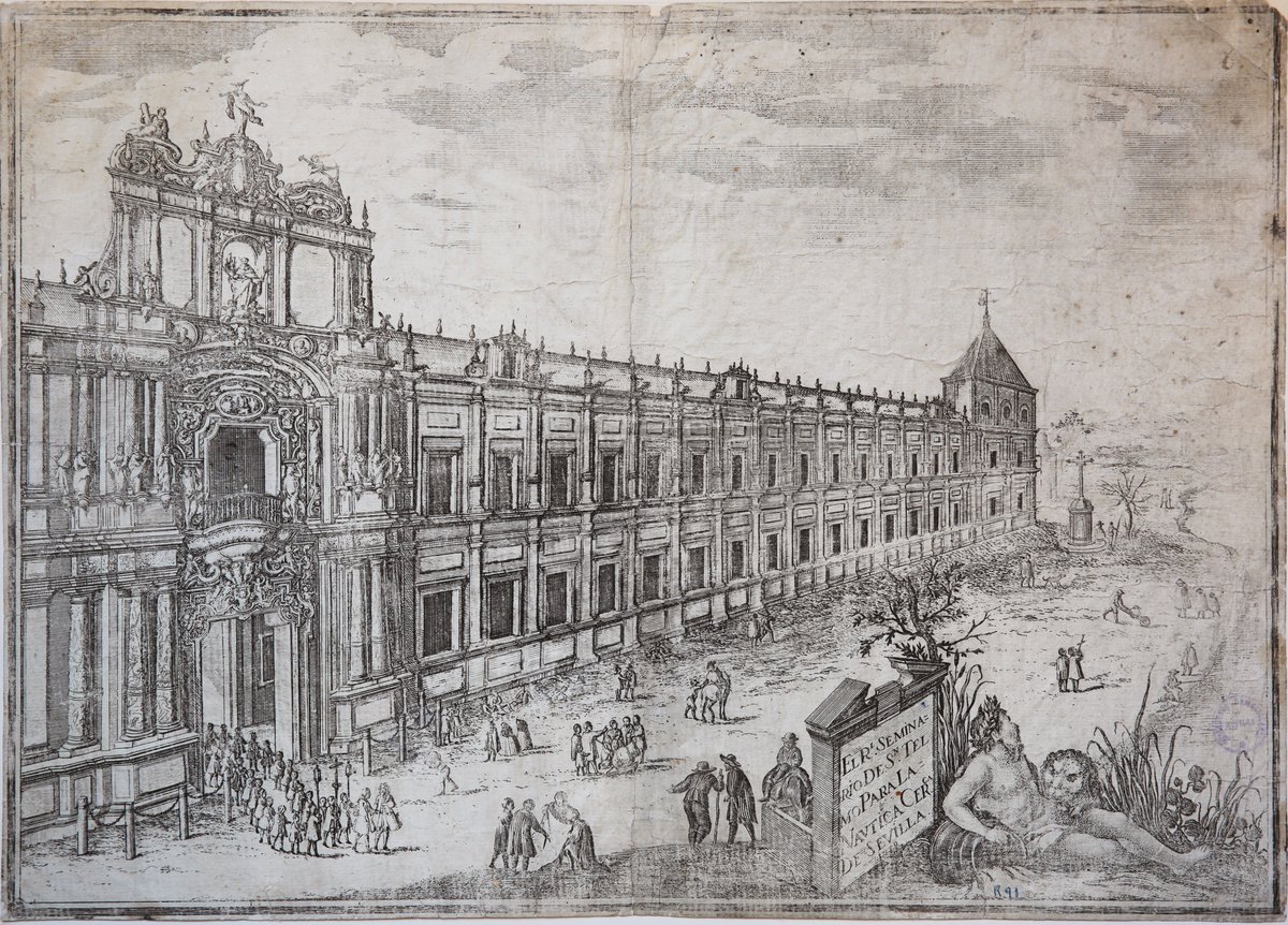 'Real Seminario de San Telmo para la náutica de Sevilla' (1738), de Pedro Tortolero.