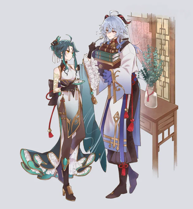 男女逆転甘雨×魈 