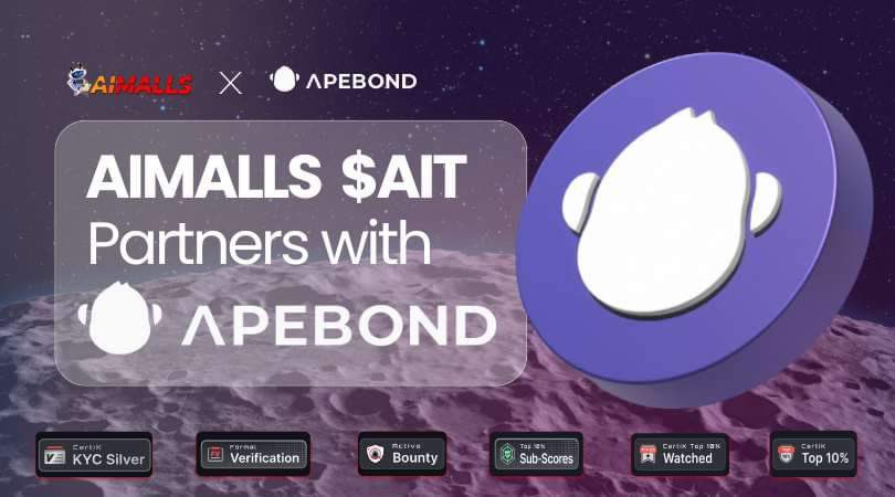 🚨Exciting Announcement: ApeBond x AiMalls Partnership Unveiled! 🚀 📣We’re thrilled to partner with @ApeBond , the leading Liquidity Bonding provider! Join us as we set to elevate the $AIT trading experience with innovative liquidity bonding and e-commerce solutions!…