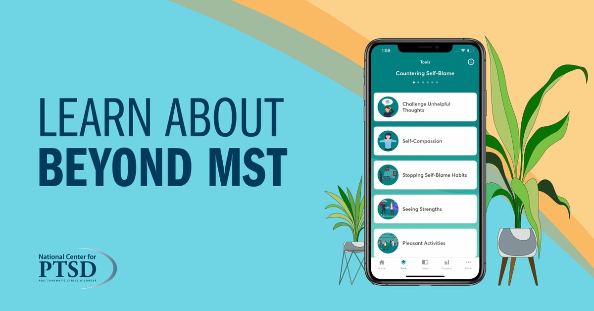 Beyond MST helps survivors of military sexual trauma improve their well-being. Download the app: ptsd.va.gov/appvid/mobile/… #MobileMentalHealthMonday