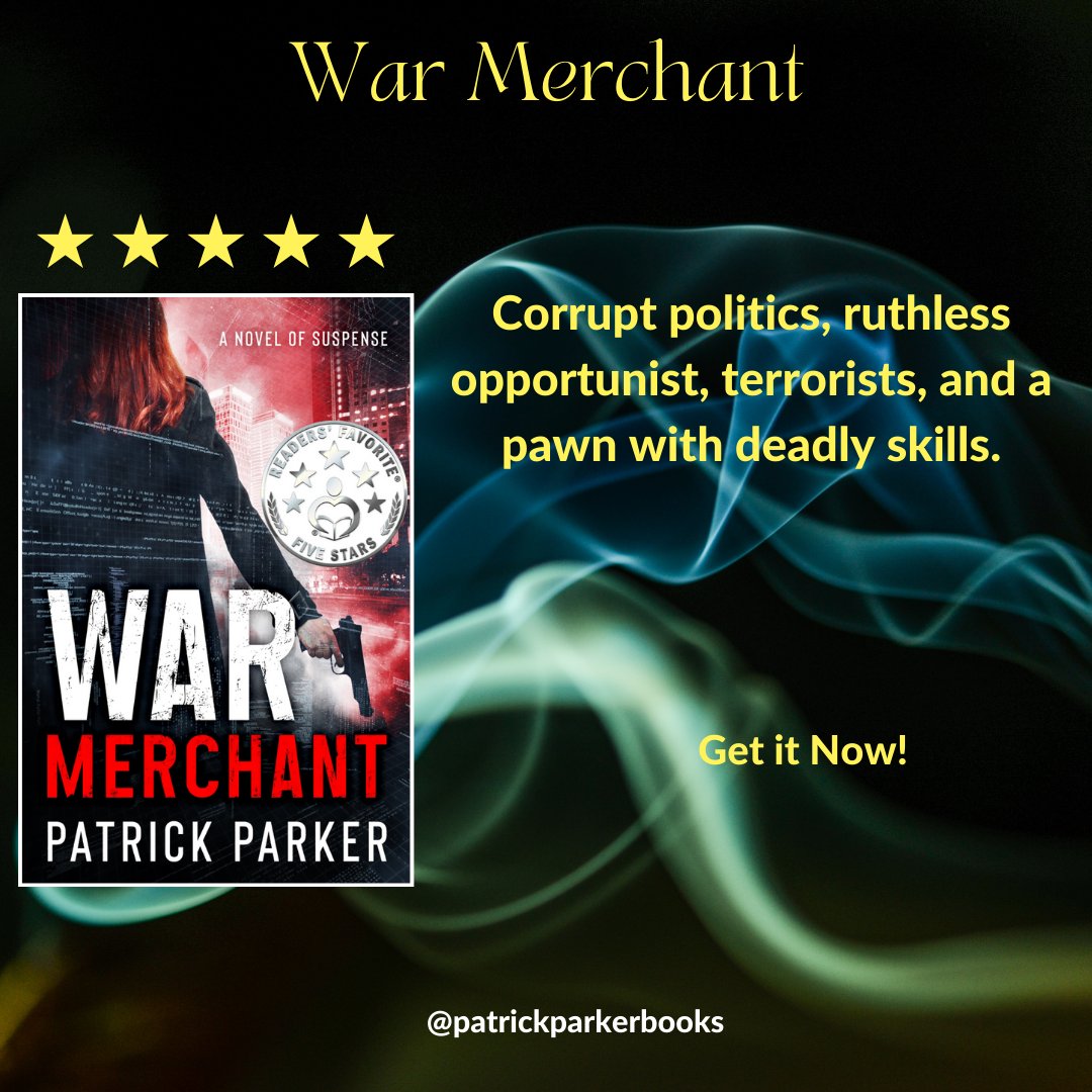 ★★★★★
War Merchant

Dydre's plan goes deadly wrong. Those she thought she could trust betray her.

Get War Merchant now! amzn.to/3Coz5Eo

#suspense #action #fiction #femaleprotagonist #doublecross #espionage #murder #blackmarket #crime #thriller #FemmeFatale