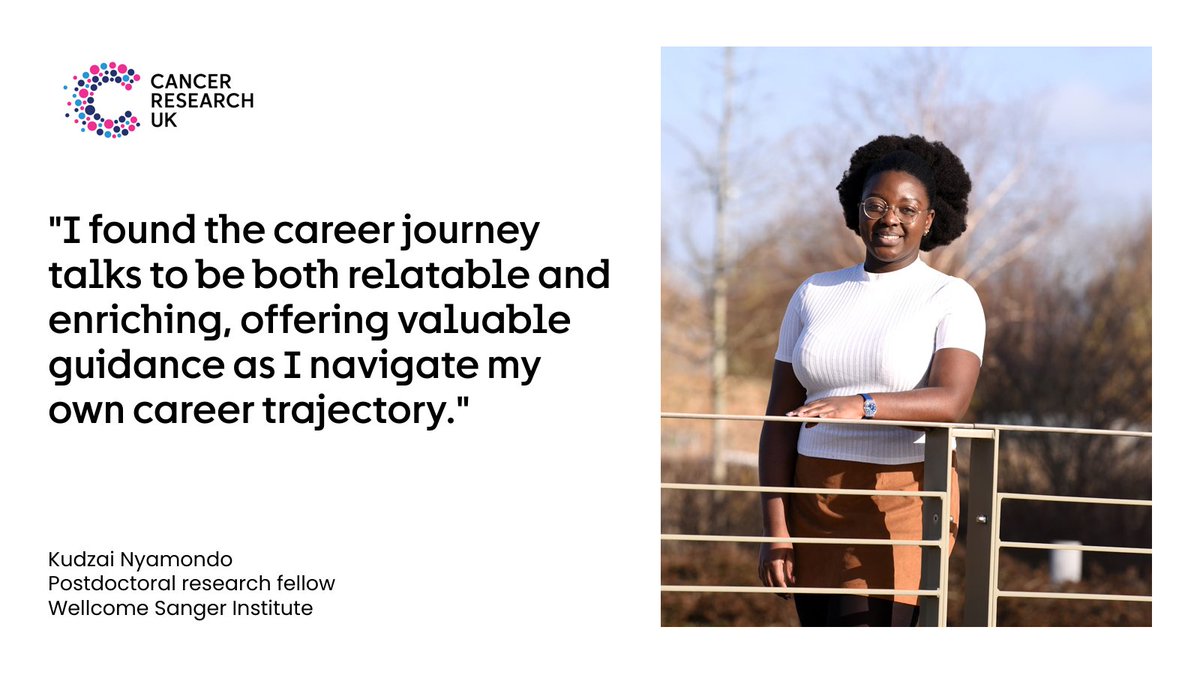 CRUKresearch's tweet image. Kudzai Nyamondo took the opportunity at last year’s event to network with postdocs who had transitioned into roles within both academia and industry.
Gain insights into the thought process behind those career moves at #PostdocFutures24
Register now bit.ly/421tfqU