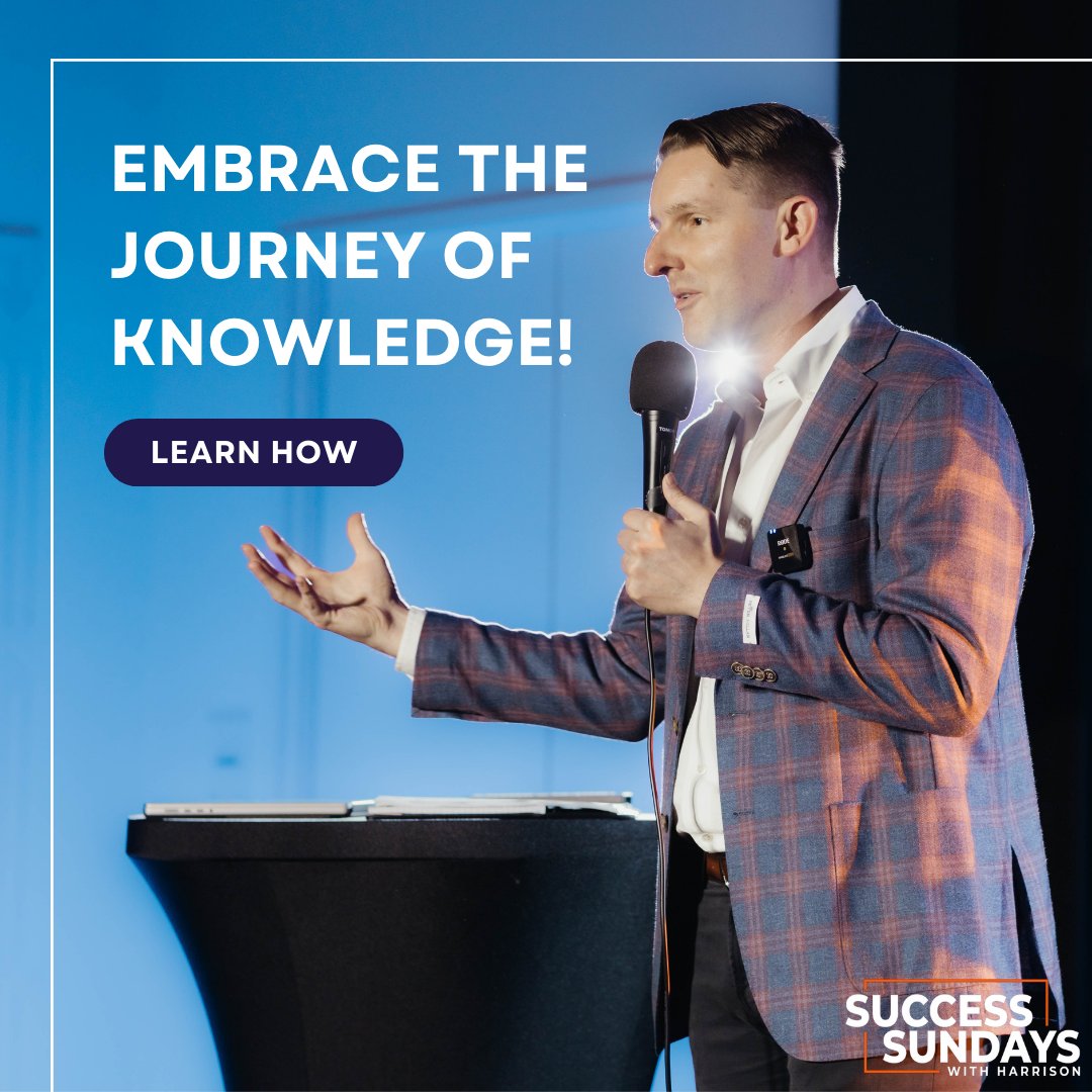 Embark on the enlightening journey of knowledge and watch your world expand.

Embrace curiosity, seek wisdom, and let your thirst for understanding propel you forward. 📚✨

#JourneyOfKnowledge #EmbraceLearning #SuccessStrategies #SuccessSundays #HarrisonWilder #Leadership