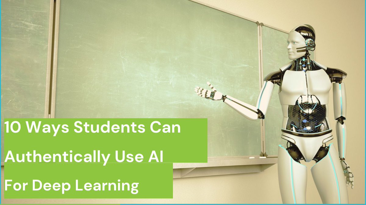 Dive into the future of learning with our latest article on '10 Ways Students Can Authentically Use AI for Deep Learning'! 🤖💡 Discover innovative methods to harness AI for more engaging and profound educational experiences. okt.to/yoJEP6