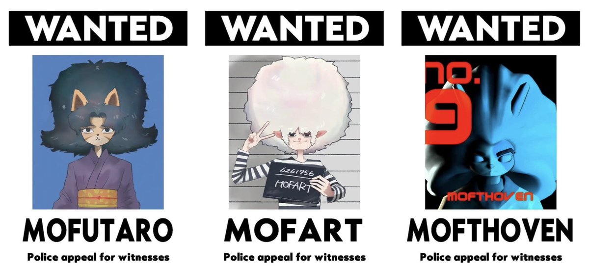 ☁️ 𝗧𝗶𝗺𝗲 𝗳𝗼𝗿 𝘀𝗼𝗺𝗲 𝗠𝗼𝗳𝘂 𝗮𝗹𝗽𝗵𝗮 ☁️

Join us on our upcoming Spaces on April 9th, 8pm JST as we chat with the producers from Toho &amp; learn more about the journeys of Mofart, Mofutaro &amp; Mofthoven.