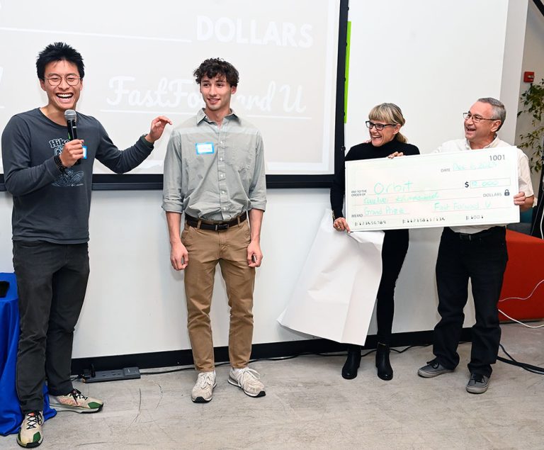 At this past fall's Demo Day, undergraduate team Orbit won the grand prize of $12,000. Orbit develops integrative neurotechnology to enhance entertainment experiences by inducing the feeling of movement. We are looking forward to many more ventures growing at the @PavaCenter!