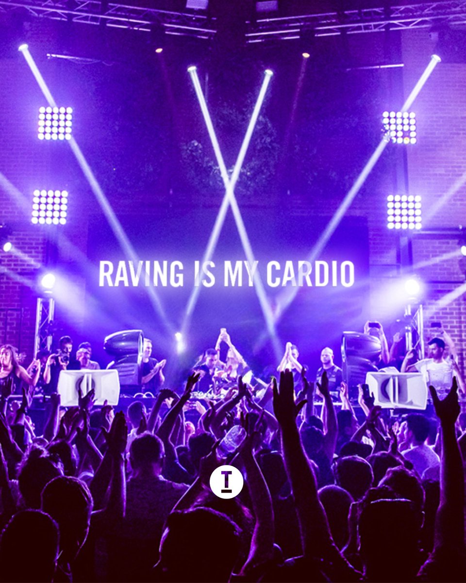 Who needs the gym, when you have the rave.. 🚀 #WHEREMUSICMATTERS