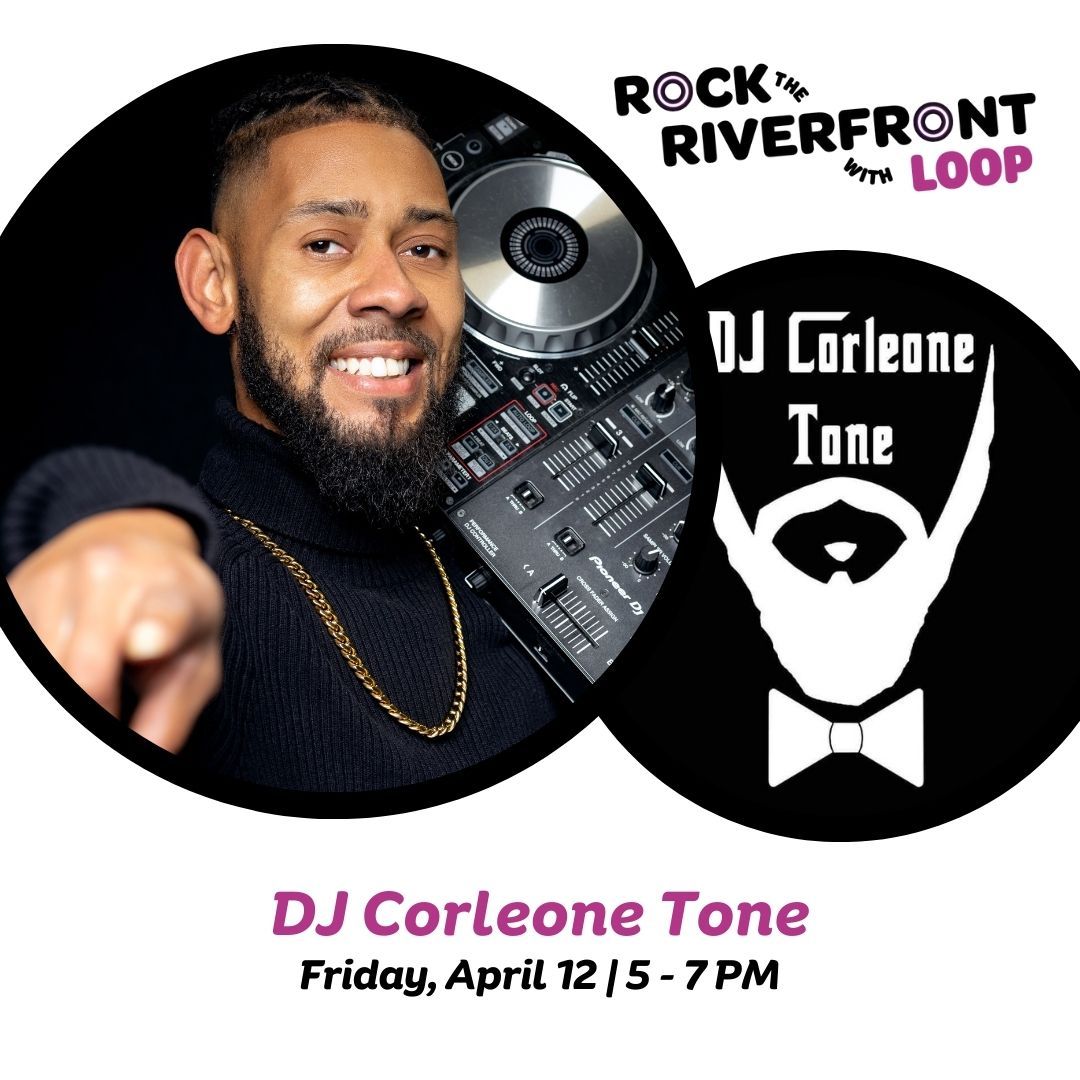 DJ Corleone Tone is a Chattanooga native with an ear for music. He’s been a practicing DJ for over 7 years and has been voted twice as a BEC Award nominee for best DJ. Catch him at Rock the Riverfront this Friday from 5-7 PM! 📍 Chattanooga Green | 100 Chestnut St.