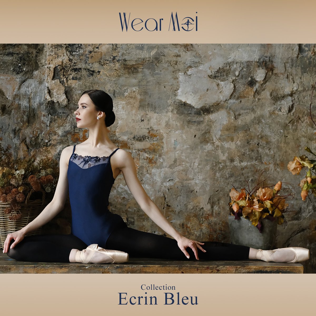 Our Ecrin Bleu collection flirts with lingerie themes and is the very definition of grace!

JASMIN: This camisole leotard has two embroidered tulle panels decorated with sea flowers. 
.
.
@WearMoi #wearmoi #wearmoidancewear #dancewear #ballet