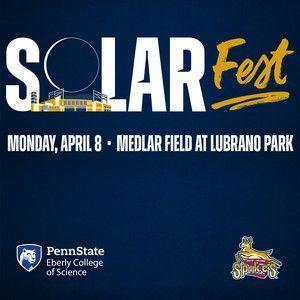 The solar eclipse is happening today, and we can't wait to see you all at SolarFest! Gates open at noon, and the partial eclipse will begin at 2:05 p.m. Enjoy our Spotify playlist to get ready for this exciting event. buff.ly/3JbilGs Let us know any song suggestions!