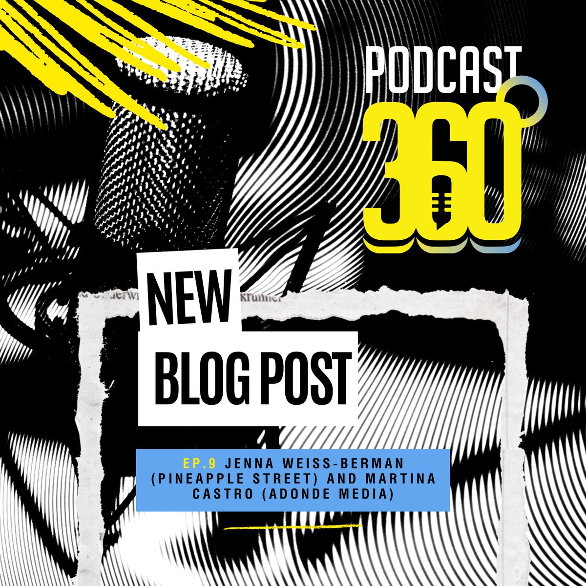 🎙️ Dive into our latest #blogpost featuring an insightful interview between Jenna Weiss-Berman from @pineapplemedia and Martina Castro, founder and CEO of @AdondeMedia. thepodcastacademy.com/podcasting-ind… #thepodcastacademy #podcasting #podcastcommunity #podcasters #blog @DCPofficial