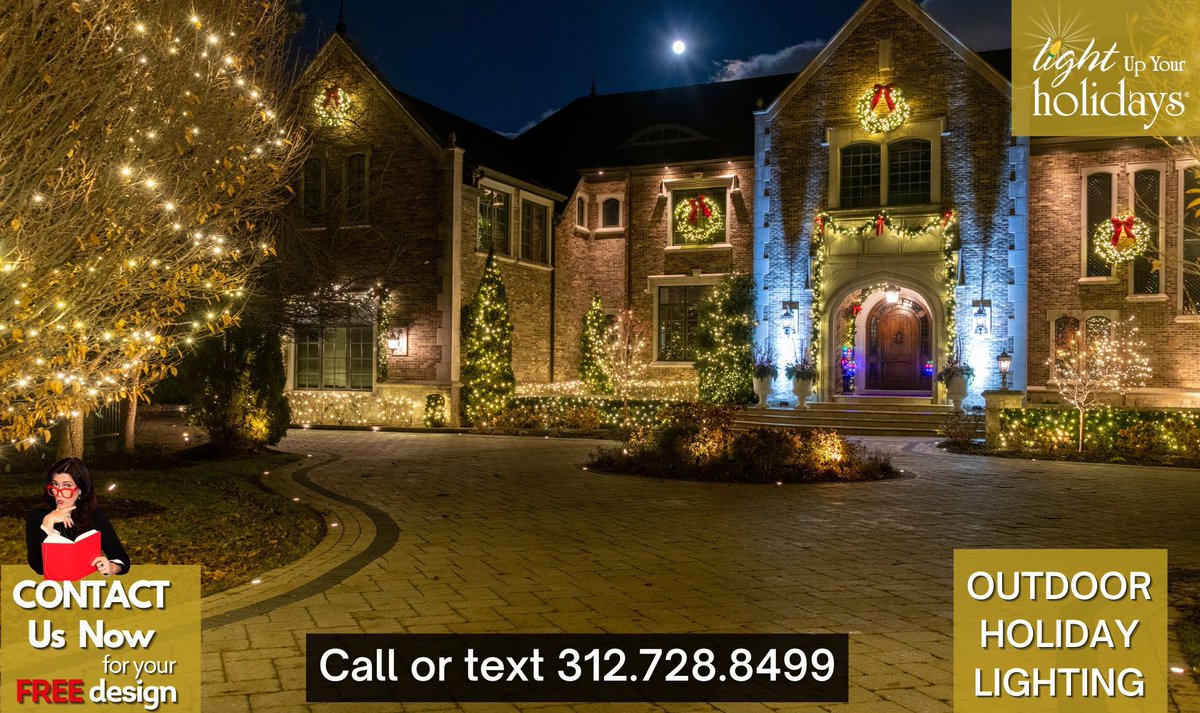 At Light Up Your Holidays, our designs are:
💫 Elegant
🪄 Magical
💃 Show-stopping
 
Chicagoans trust that their most valuable asset will be taken care of by our professional decorating team! Choose us for a personalized experience every single time! #chicago #holidaylighting