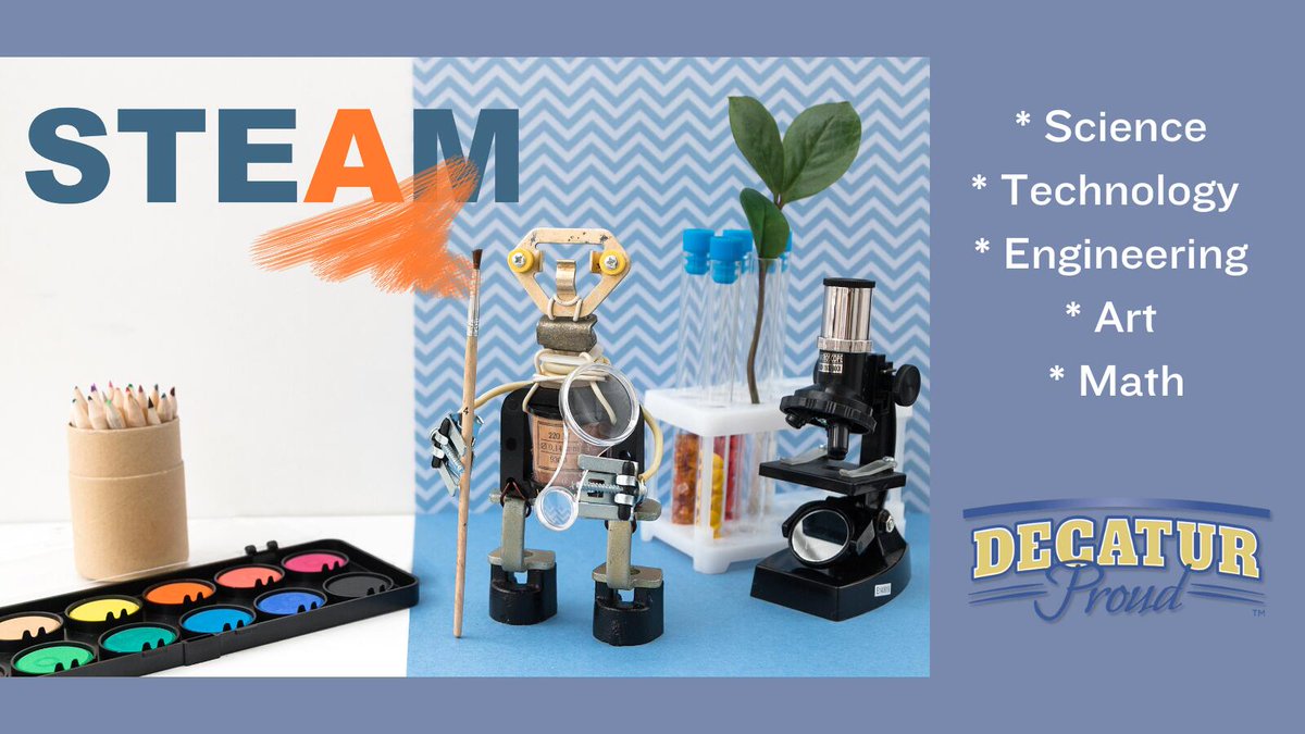 MSD Decatur (@msddecatur) on Twitter photo This week, look for posts featuring our STEAM and STEM programming throughout our schools! STEAM stands for Science, Technology, Engineering, Art, and Math. #DecaturProud <a href="/Steph_Hofer/">Dr. Stephanie Hofer</a> This week, look for posts featuring our STEAM and STEM programming throughout our schools! STEAM stands for Science, Technology, Engineering, Art, and Math. #DecaturProud <a href="/Steph_Hofer/">Dr. Stephanie Hofer</a>
