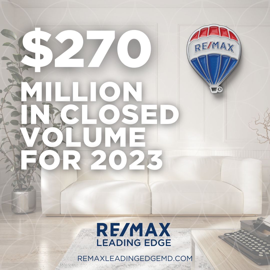 Breaking records and raising the bar! 🎉 Proud to announce that RE/MAX Leading Edge closed an astounding $270 million in volume for 2023!

Here's to another year of exceeding expectations and delivering exceptional results! 💼🏡

#REMAXLeadingEdge #RealEstateSuccess