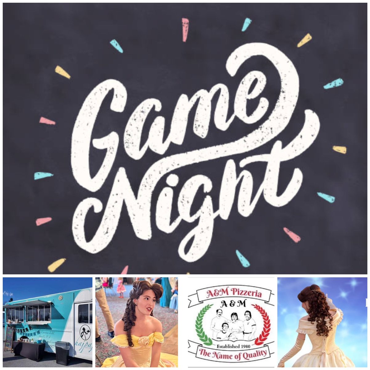 🧡TONIGHT IS THE NIGHT! 🧡 🖤Just a reminder to all volunteers: The schools will be closed until 5pm‼️ We will start setting up at 5pm, not 4:30pm. Thank you 😊 🎲GAME NIGHT🎲 APRIL 8th- 6-8pm Lingle Avenue Elementary Cafeteria