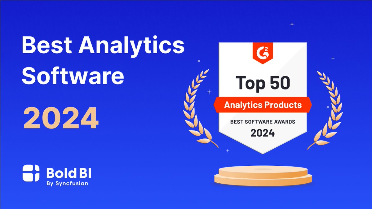 🏆 Exciting news!

Bold BI made it to @G2dotcom 's 2024 Best Software Awards thanks to your feedback! 😊

Let's keep the momentum going 🚀
Share your thoughts and review us here: g2.pulse.ly/sz7o7j6zif

#EmpowerFeedback #ShareYourReview #G2Review