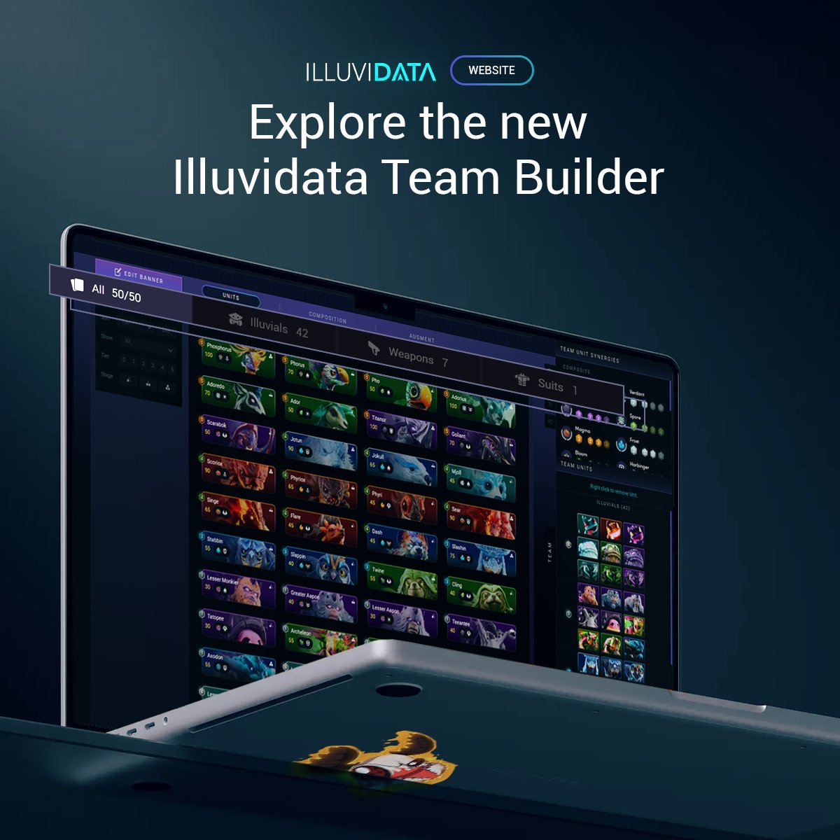 Update Announcement! ⏰ With the recent changes made to @illuviumio Arena in the last patch, Illuvidata, being the gaming guide to Illuvium, naturally followed 💯 We have the following changes: ✅ New Augments ✅ Deck size is now updated to 50 Try it out now with the link…