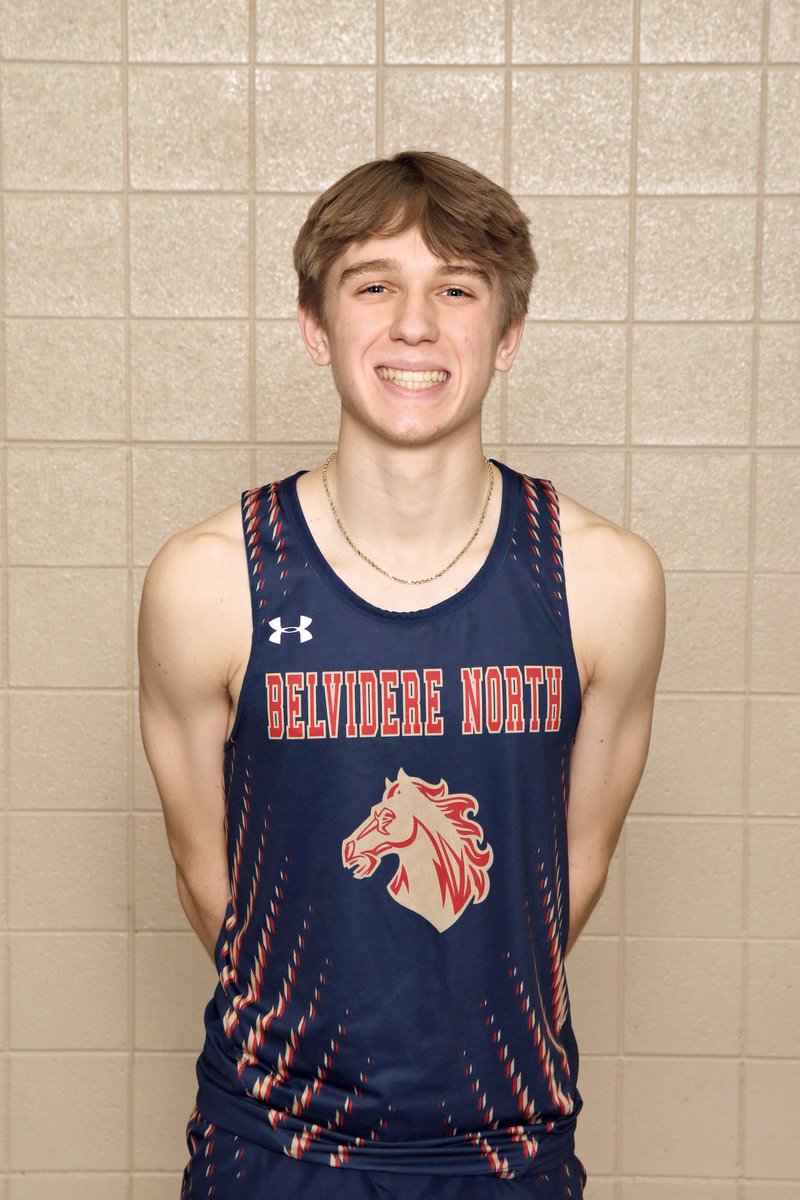 Belvidere North and Applebee's would like to recognize track's Braeden Brown as Athlete of the Week. On Saturday, Braeden won the high jump and 400m at the Cary-Grove Invite. His time of 50.38 set a new school record and is the 3rd fastest time recorded in the state this spring!