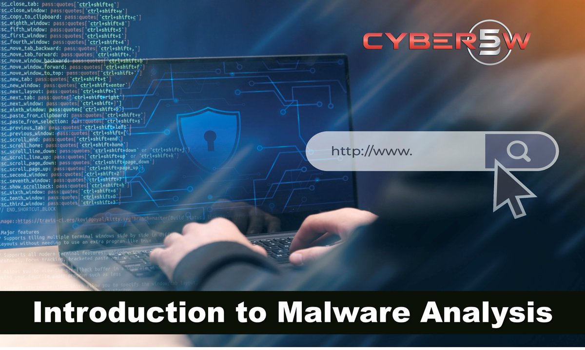 Uncover the world of malware analysis with our Introduction to Malware Analysis course! Learn to set up a safe analysis environment, understand malware terminologies, analyze samples, and many more. Enroll now! ow.ly/16ii50Ra1tP
#C5W #CCMA #Malware #Malwareanalysis