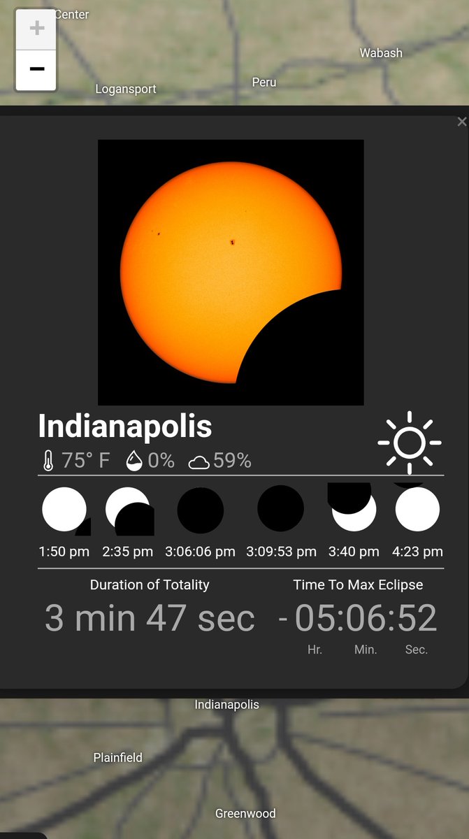 Looking for a countdown timer to #totality based on your location? Check out NASA's #Eclipse Explorer! For a mobile-friendly or full-screen version of this interactive map, visit go.nasa.gov/EclipseExplorer.