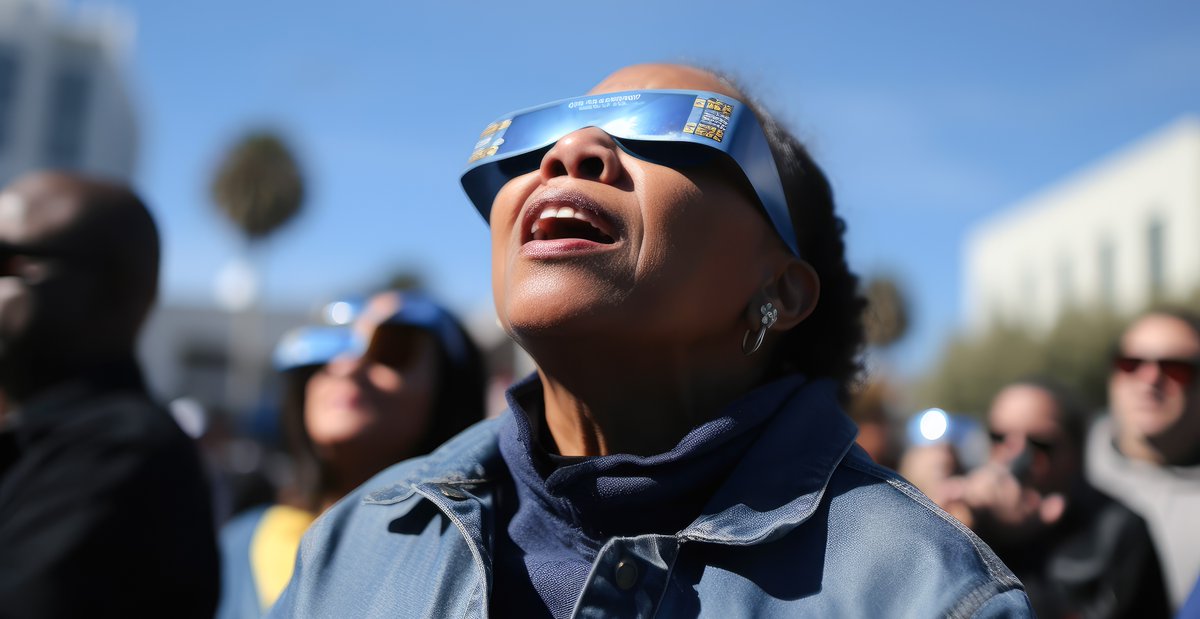 Before enjoying the solar eclipse today, remember to have your eclipse glasses on hand. Eclipse glasses are not regular sunglasses, and are recommended for viewing the eclipse. Do not look at the Sun through a camera lens, telescope or binoculars while wearing eclipse glasses.