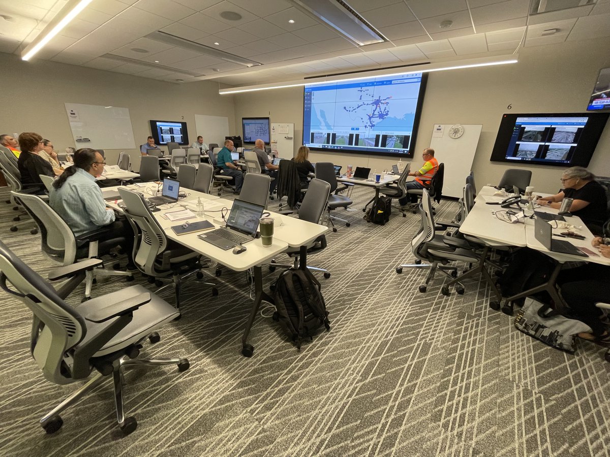 TxDOT's tweet image. We&apos;re monitoring roads across the state and our crews are out keeping traffic moving all day. Please help by not stopping on the side of the road during the eclipse. Check DriveTexas.org and your regional TxDOT accounts for local traffic impacts. #TXEclipse24 #Eclipse24