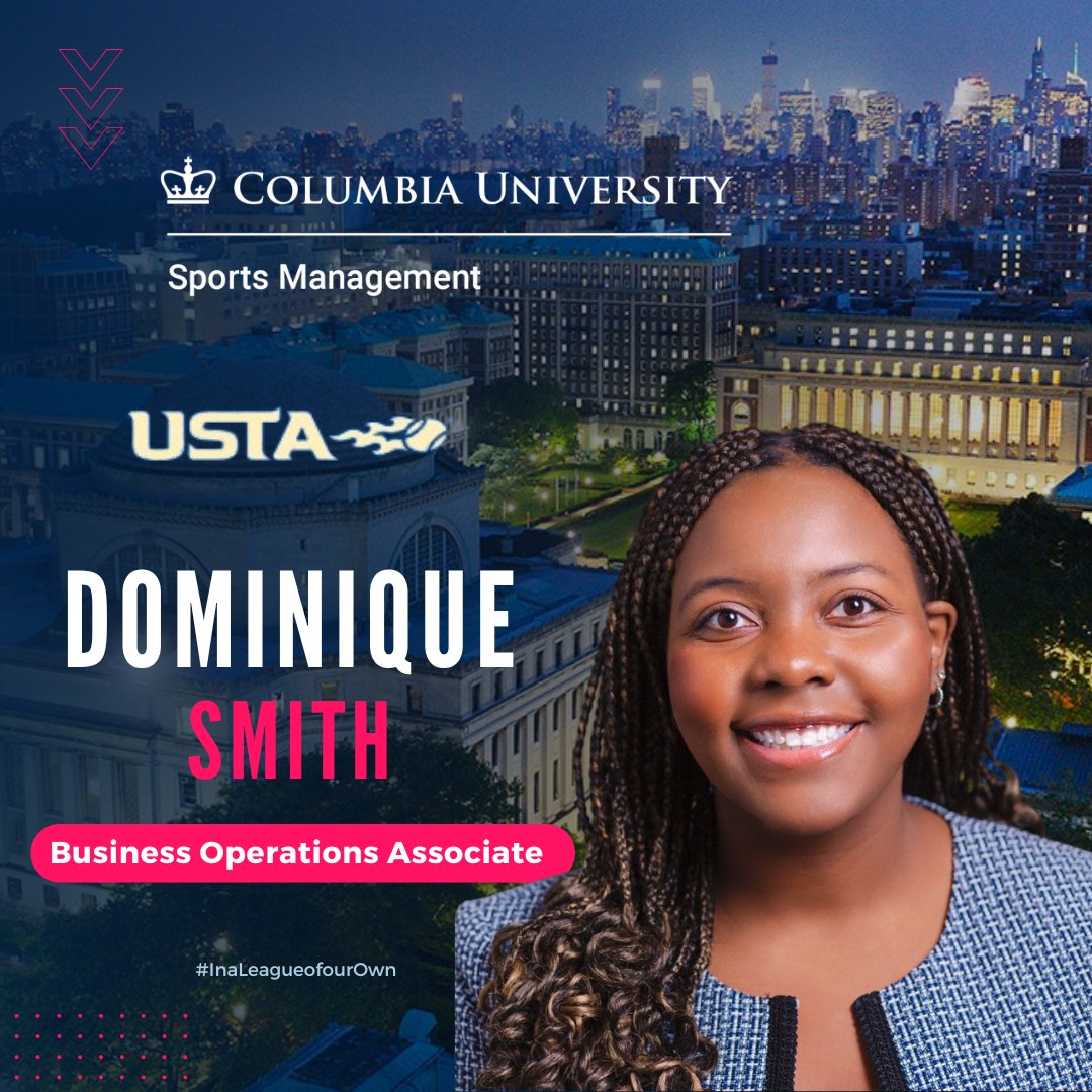 Alumni Highlight Dominique Smith, SPS ‘22, started a new position as Business Operations Associate at USTA. In this role, she will support the Business Operations departments through administrative management, financial processing tasks & overall goal objectives for the US Open.