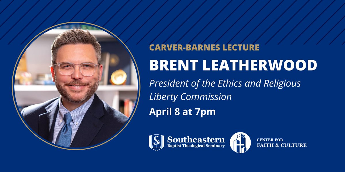 The @SEBTSBushCenter Lecture featuring Brent Leatherwood is tonight- see you there?

🔗: ow.ly/H0e750QW5mE