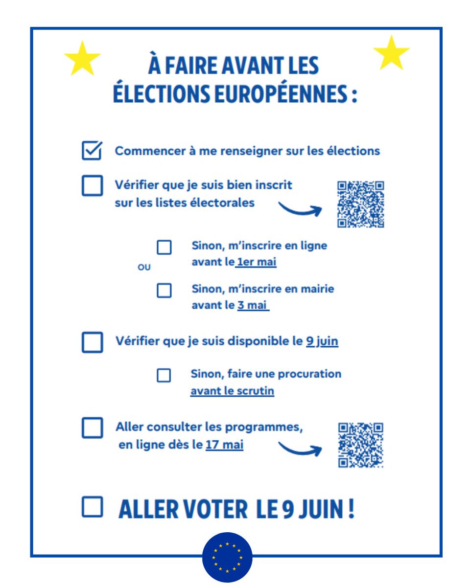 ArmlGrandest's tweet photo. 🌍En vrai, ça prend 10 minutes à vérifier et c’est super important ! 🙃
#ElectionsEuropéennes #VoteResponsable #AllezVoterLe9juin https://t.co/pMTUGiuA6v
