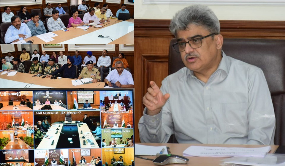 Chief Secretary, Sh. Atal Dulloo, today chaired the 9th UT level Apex committee meeting of NCORD to have better coordination among different stakeholders at the highest level to control illicit trade and supply of Narcotics in Jammu and Kashmir. The meeting was attended by…