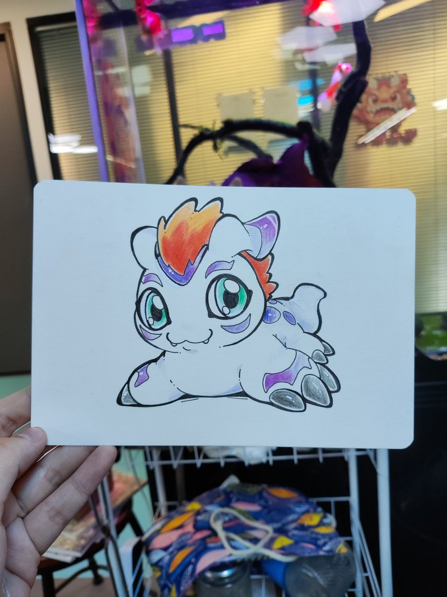 已经好几年没纸上绘画了💩