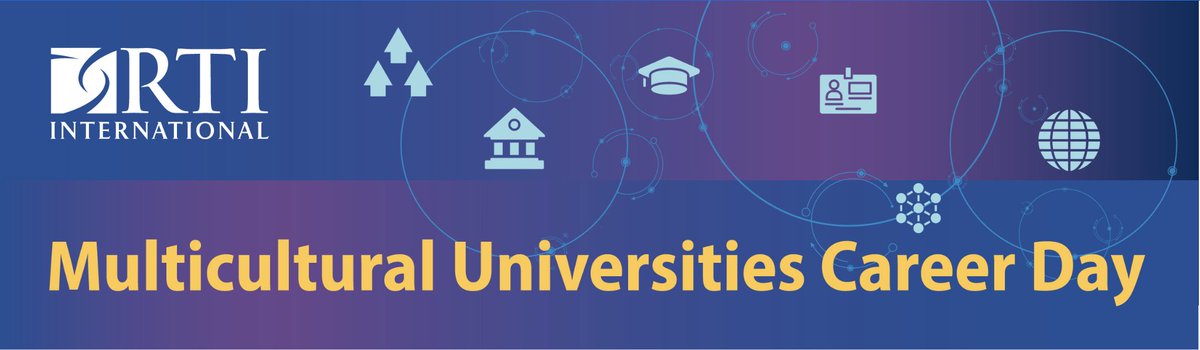 Unlock limitless possibilities with RTI! Join us for our 2nd Multicultural Universities #CareerDay, connecting students with diverse professionals within our #community. Pre-register today and step into a world of opportunities! 🌐🎓 web.cvent.com/event/b74cf7e8…