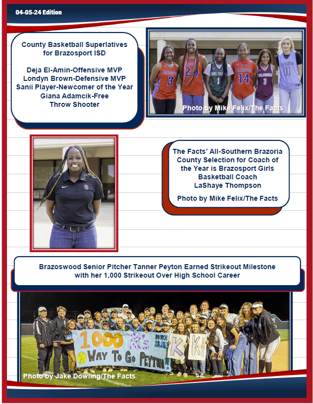 Enjoy the latest edition of our Brag Page covering BISD excellence. Use the link below to see all 6 pages of the 4-5-24 Brag Page and past editions too. brazosportisd.net/cms/one.aspx...  We  are so proud of our students, staff and amazing community partners. #BISDpride  #BISDfamily