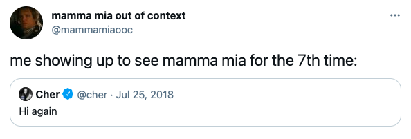 It's Mamma Meme-a! Monday! Do you have your Sing-a-Long tickets yet? An afternoon of ABBA-filled fun is less than a week away, so run (don't walk) to the link below and secure your seat for a springtime Sing-a-Long with the Fools! 🎤 🎶 🎉 🌸 Tickets → zeffy.com/en-CA/ticketin…