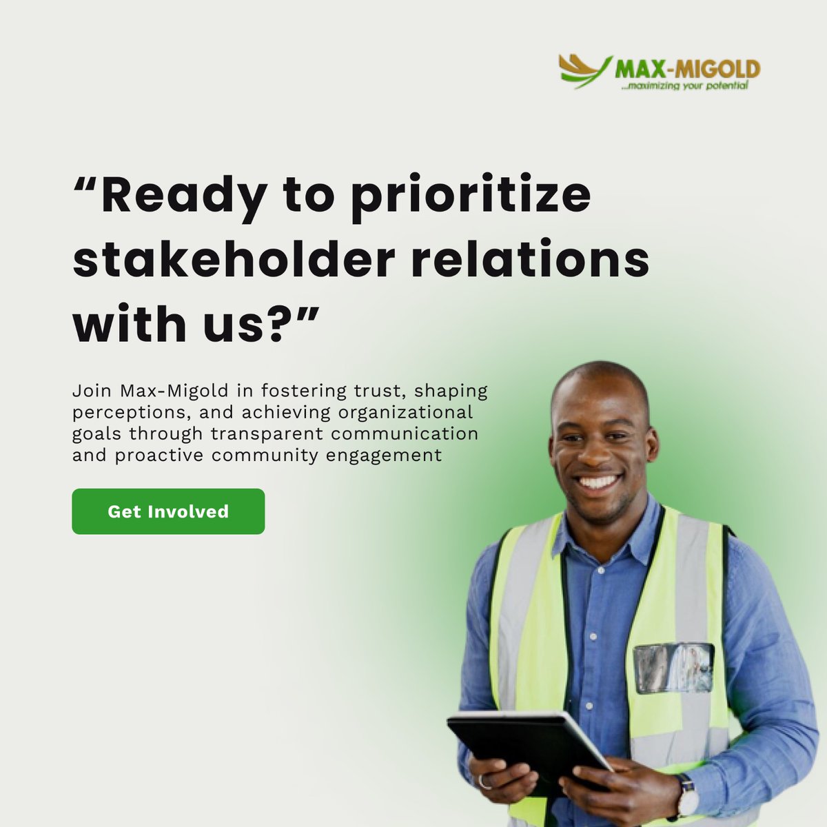 At Max-migold, we believe in the power of transparent communication and proactive community engagement to build trust and shape positive perceptions. Let's work together to achieve your organization's goals! maxmigold.com/#Trust #Communication #CommunityEngagement